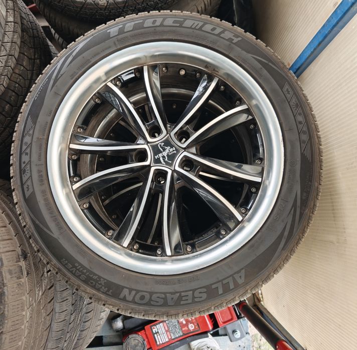 Оригинални лети джанти Keskin KT13 Palladium, с нови всесезонни гуми - Mercedes-Benz 18'