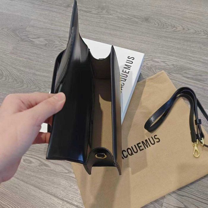 Geantă Jacquemus Le Bambino Neagra din Piele Naturala