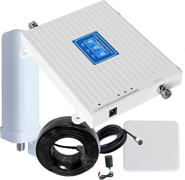 Усилвател на GSM сигнал Ретранслатор  2G, 3G, 900, 1800, 2100 MHz Band