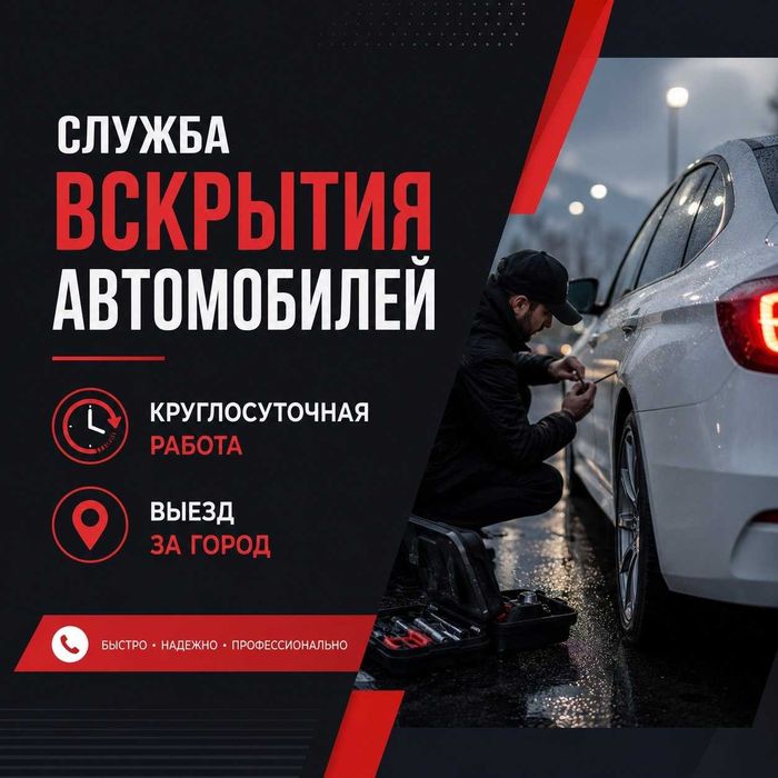 Вскрытие автомобилей / открыть дверь, капот, багажник