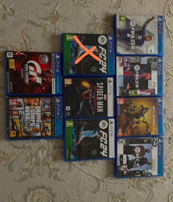 Игры на ps4 и  ps5