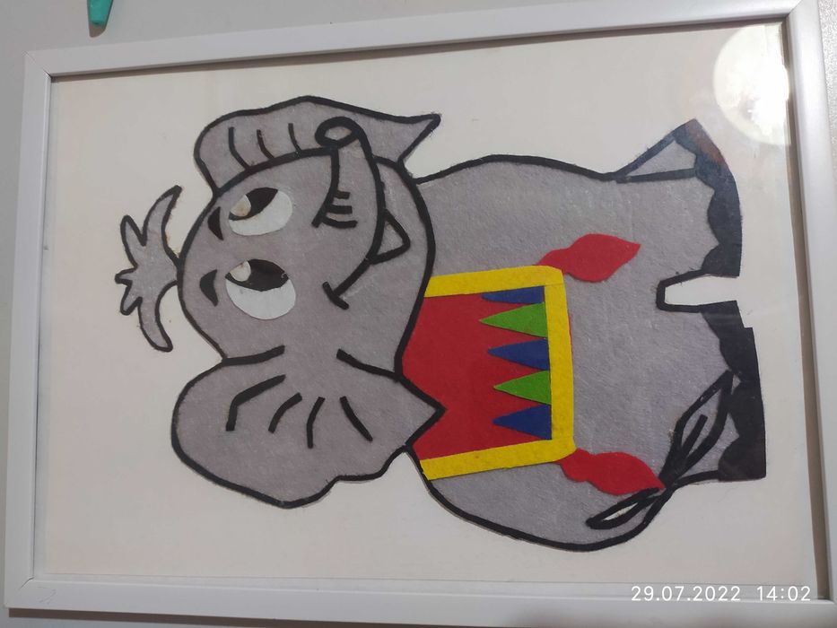 Детские картины из фетра