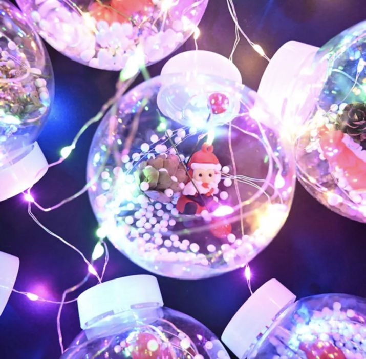 Гирлянды шары Санта