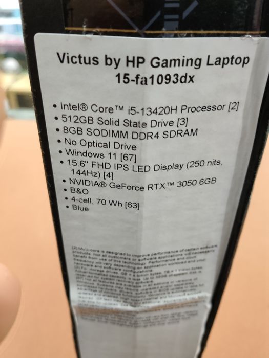 Victus by HP Gaming Laptop 15-fa1093dx