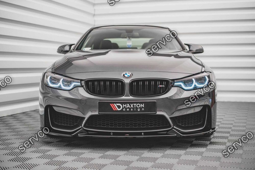 Prelungire splitter bara fata Bmw Seria M4 F82 2014- v2 Maxton Design