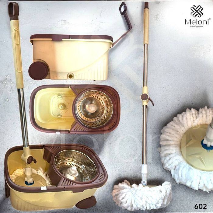 Chelakli va Avtomatik Siqiladigan Shvabra To‘plami