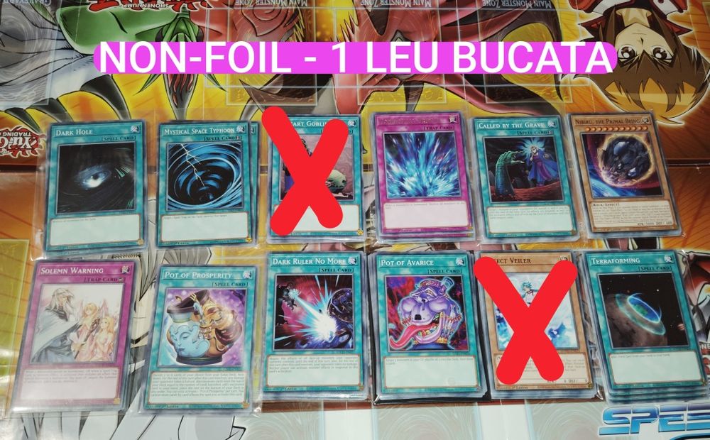 Yu-Gi-Oh Singles Originale M/NM (ENGLEZĂ)