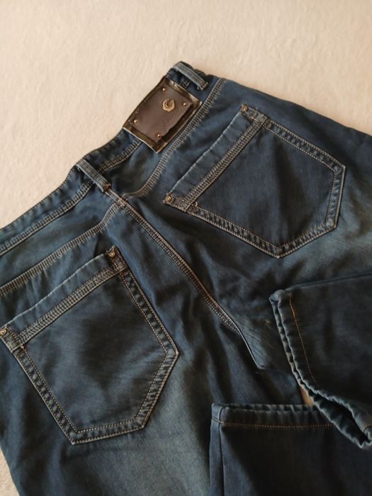 Големи мъжки дънки ватирани