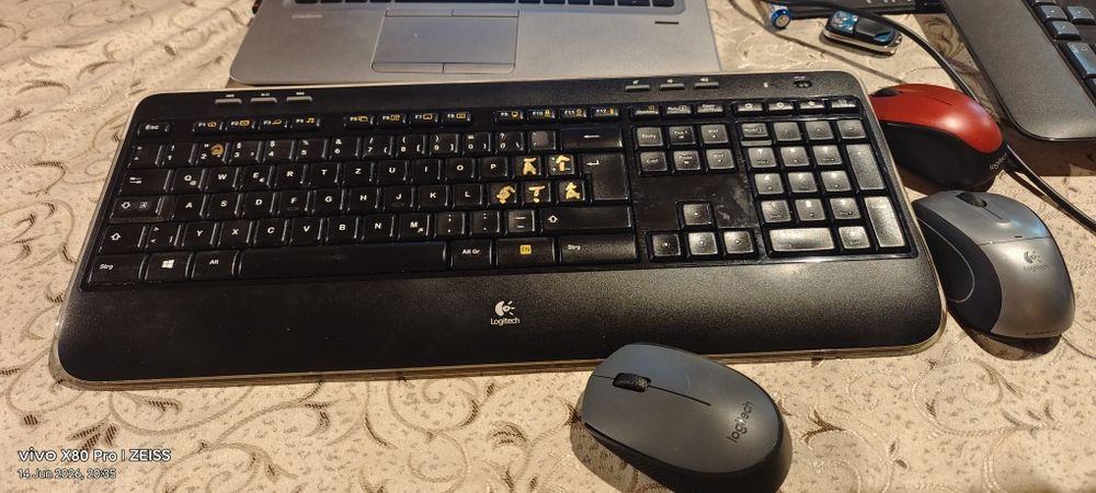 Kit tastatura k520 mouse logitech unifiyng