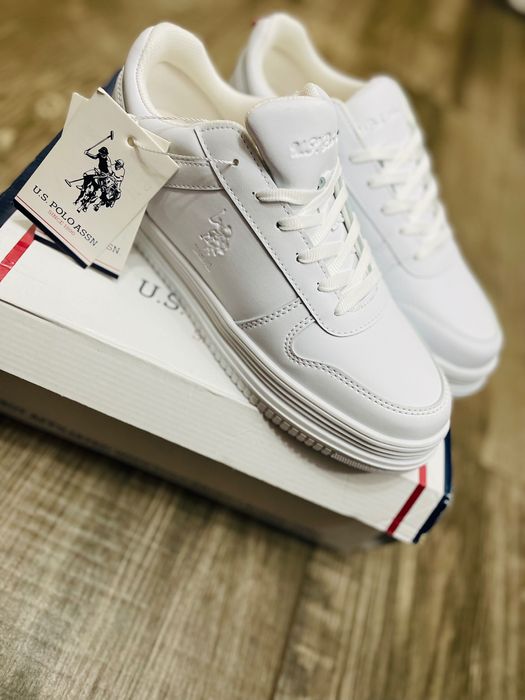 Дамски бели маратонки U.S.POLO