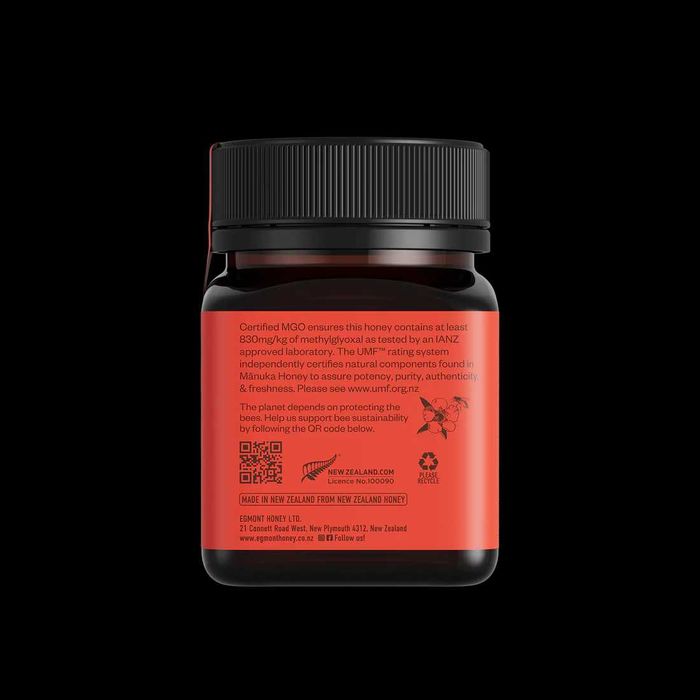 Authentic MANUKA honey raw CERTIFIED 20+ UMF 830+ MGO 250 grams