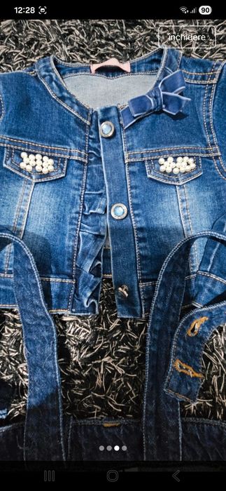Vand set denim fetiță