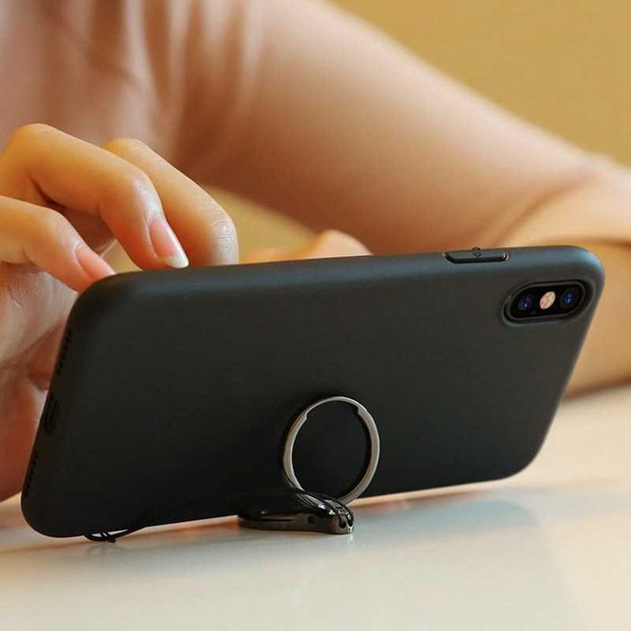 Луксозен Универсален Пръстен (Ринг) Държач за Телефон, Калъф, Стойка