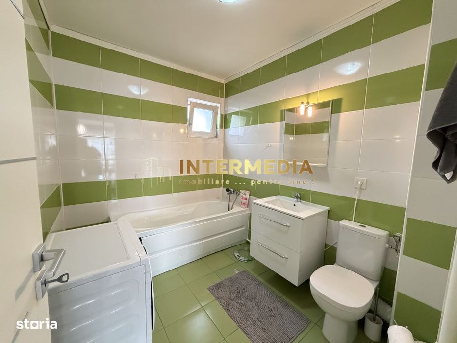 Apartament 2 camere Decomnadat 63 mp Clima Parcare Finisat Mobilat Uti