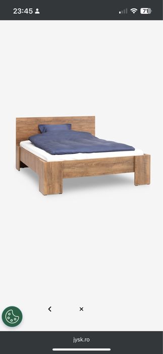 Pat 140x200 plus doua noptiere