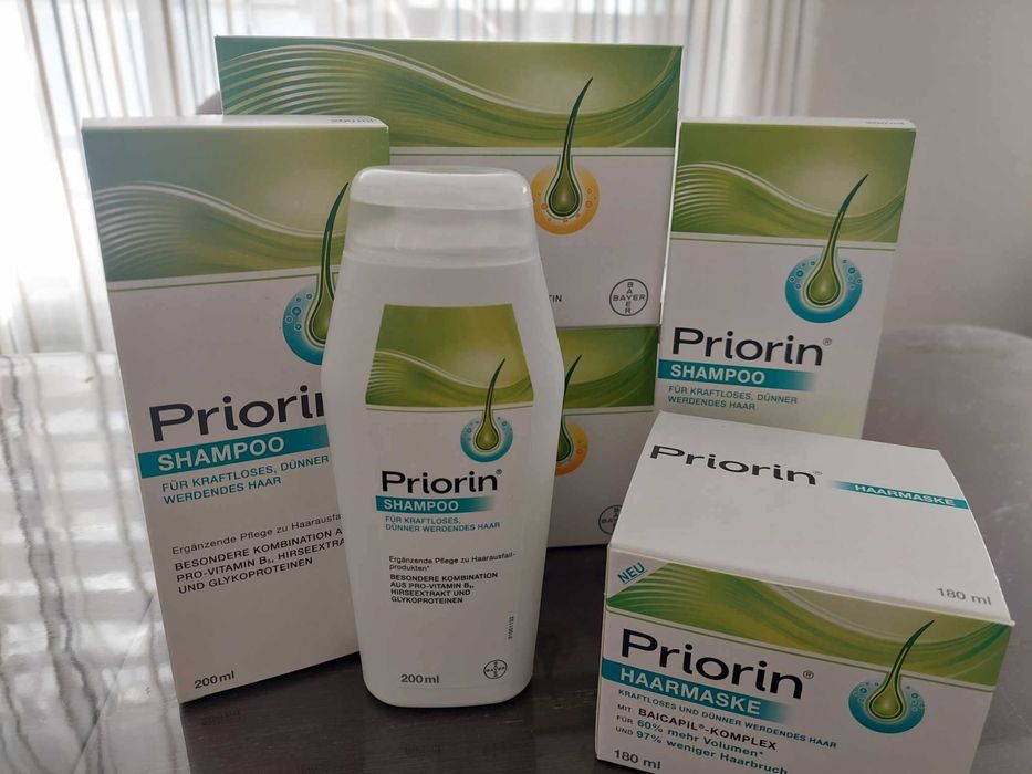 Приорин шампоан против косопад и за здрава коса Priorin немски