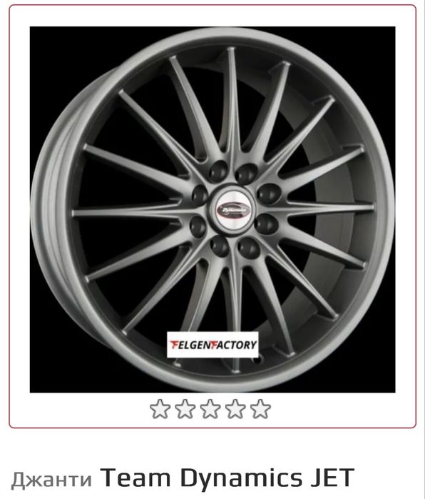 Лети/Алуминий Дажнти Team Dynamics JET 18inch с гуми 225/40/18