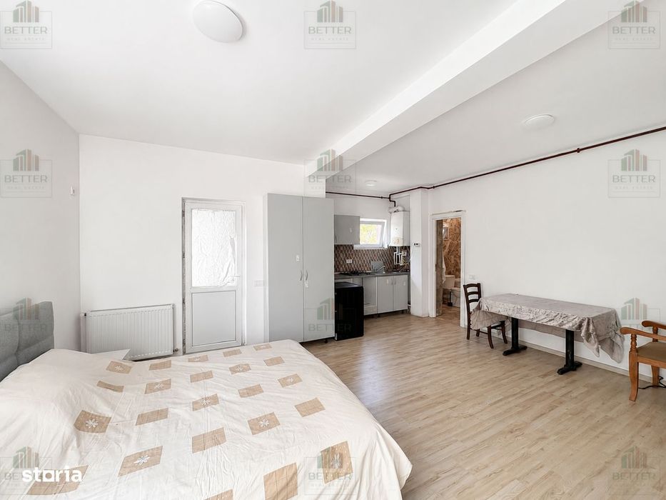 Garsonieră de închiriat, 40 mp, balcon și parcare – Popești-Leordeni