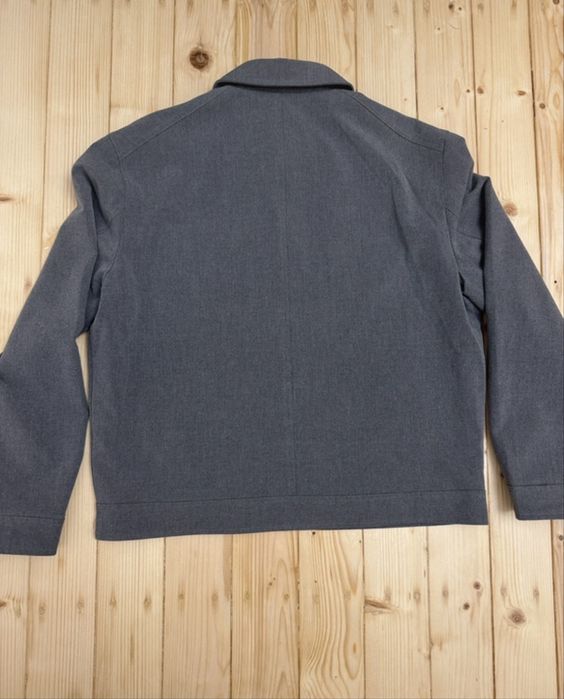 Jacheta cu fermoar Bershka, marimea L, gri