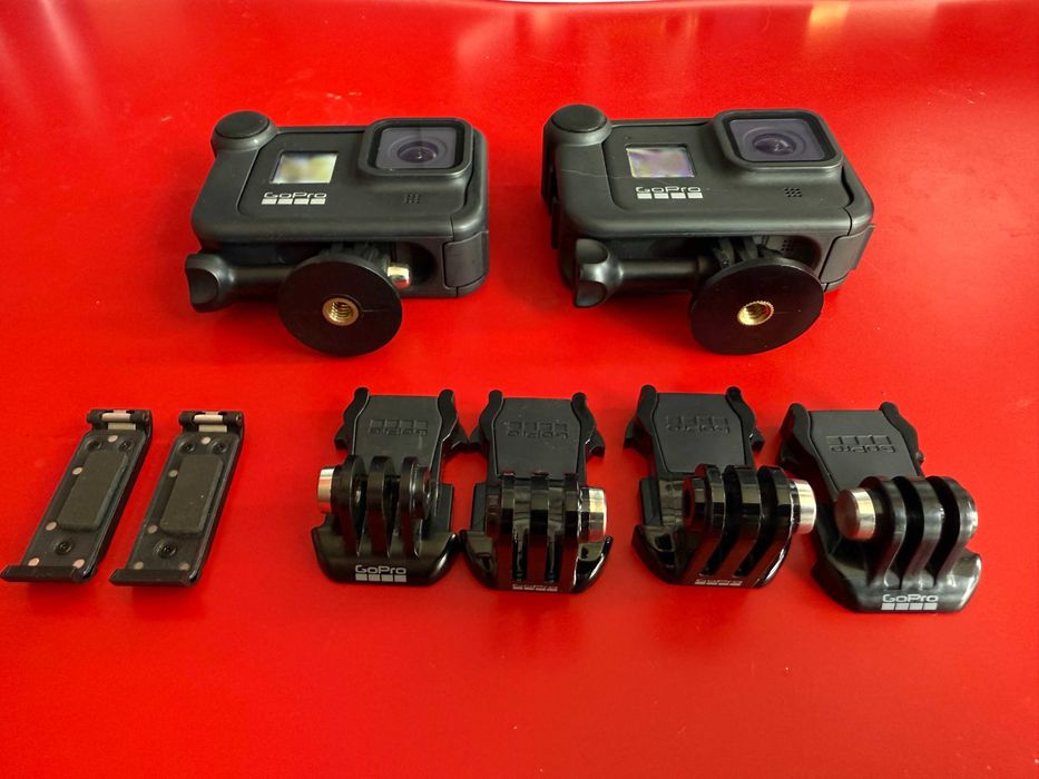 2 x GoPro Hero 8 4K + Media Mod + LED
