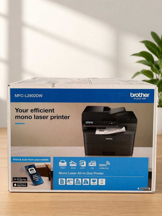 Brother MFC-L2802DW nou, sigilat, 900 lei – multifuncțional laser WiFi, duplex, compact, livrare gratuită