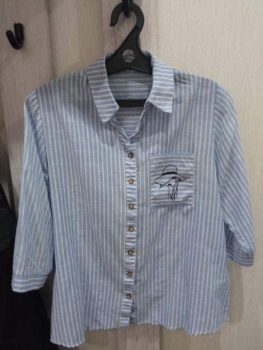 Рубашка 48-50, легкая