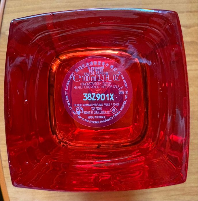 Vand Armani SI Red Musk Passione