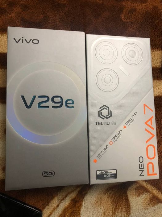 Vivo v29e 5G 8/256.Gb Va Tecno Pova 7 Neo 8/256.Gb Sotiladi