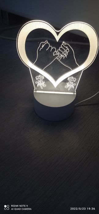 Veioza led gravata