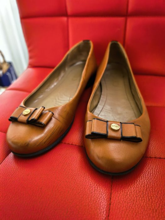 Balerini piele IL PASSO maro mărimea 38