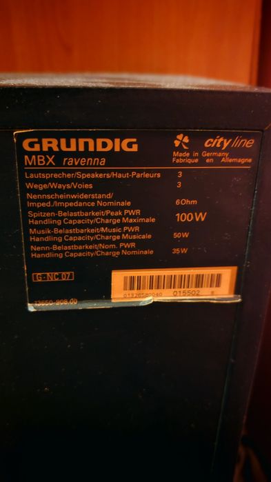 Boxe Grundig Cityline Hi-fi