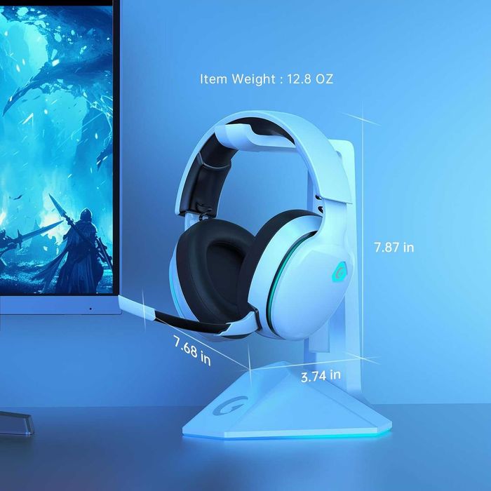 Gtheos 2.4GHz безжични геймърски слушалки за PS5, PS4 Fortnite & Call of Duty/FPS геймъри