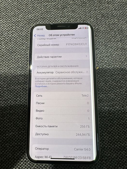 Продам iphone X 256GB