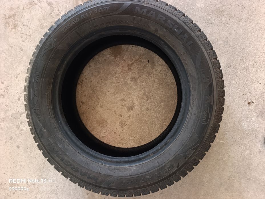 Продам резину MARSHAL 225/60 R17 103T