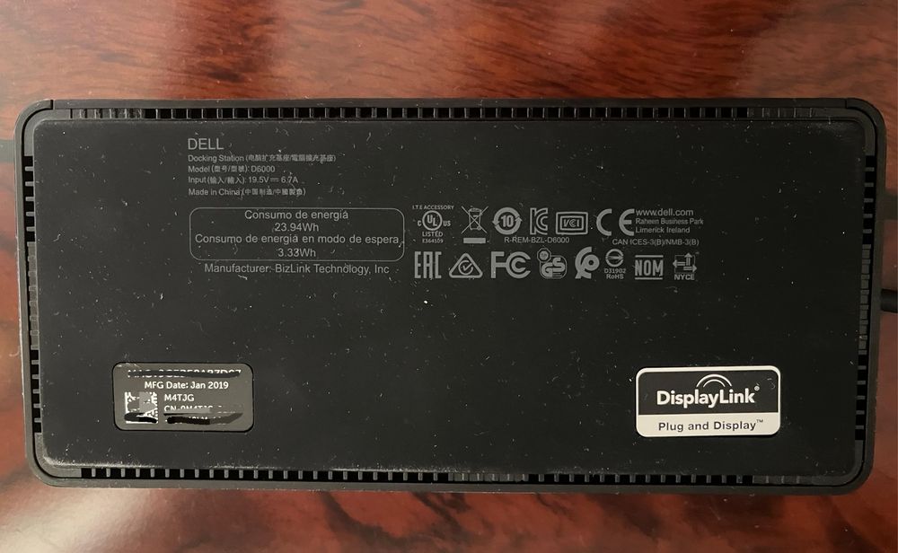 Dell Universal Dock D6000 + 130W блок питания (оригинал)