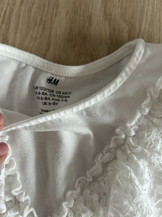 Bluze albe fetite H&M si Zara- merg si pentru scoala
