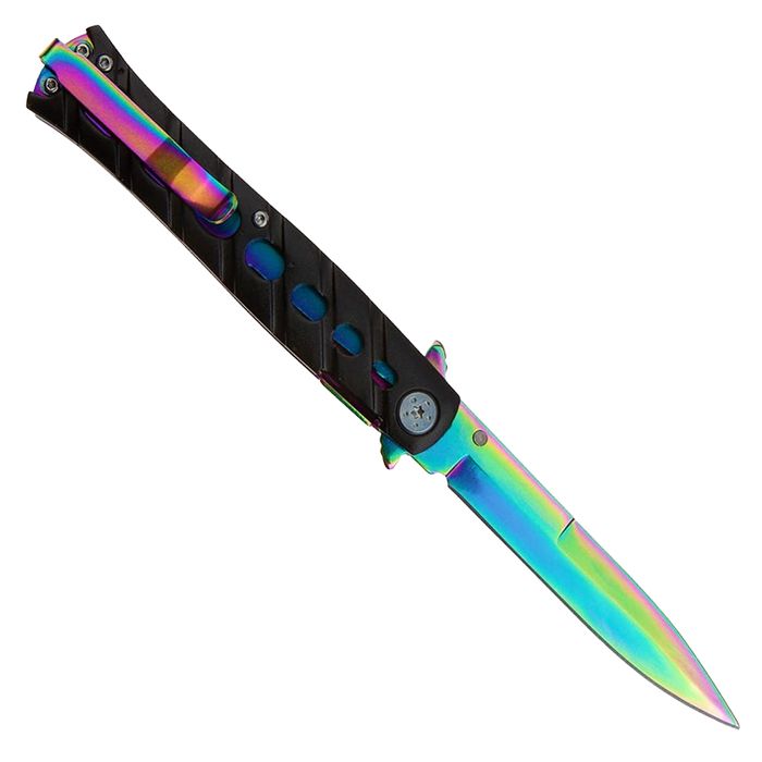 Briceag vanatoare IdeallStore®, Rainbow Destiny, 22.5 cm, multicolor