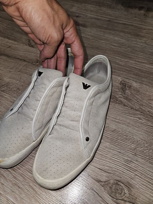 Обувки от велур Армани Джийнс