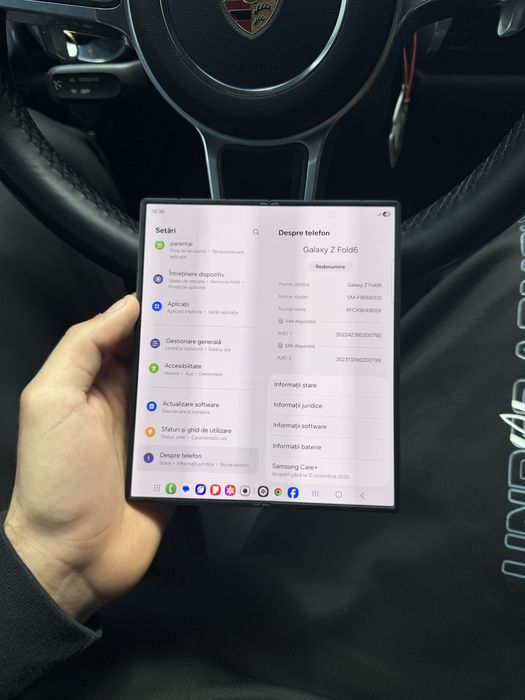 Samsung Z Fold6 editia Carbon 1 TB memorie