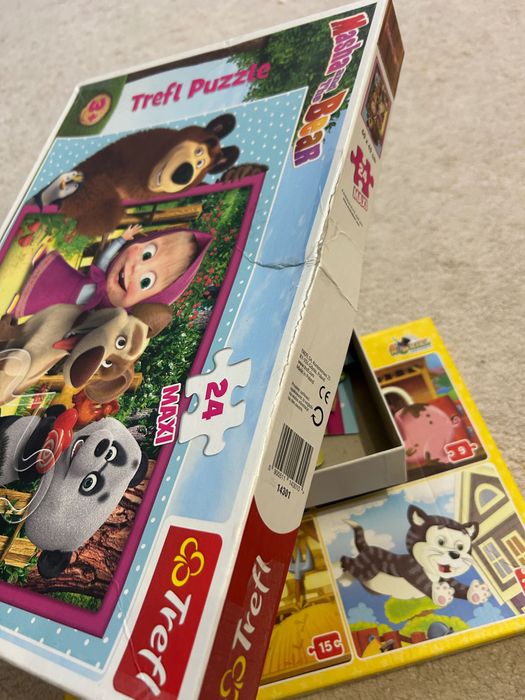 Set 3 puzzle-uri, copii 3 ani+