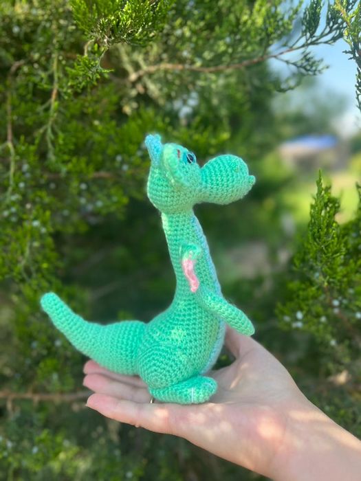 Вязанные игрушки.Дракончик.
