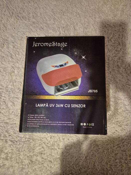 Lampa de unghii cu protecție si ventilator