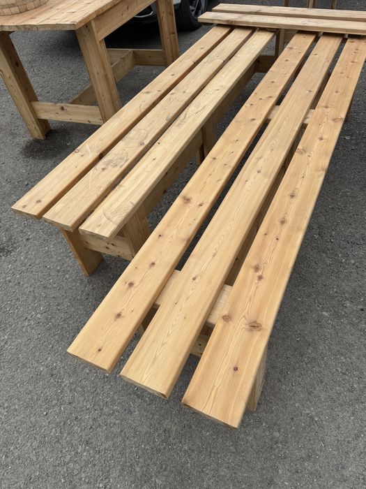 Стол и лавочки для бани