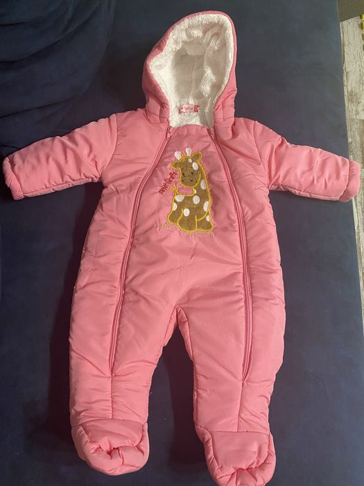 Salopeta dubla deschidere cu fermoar, 74 cm