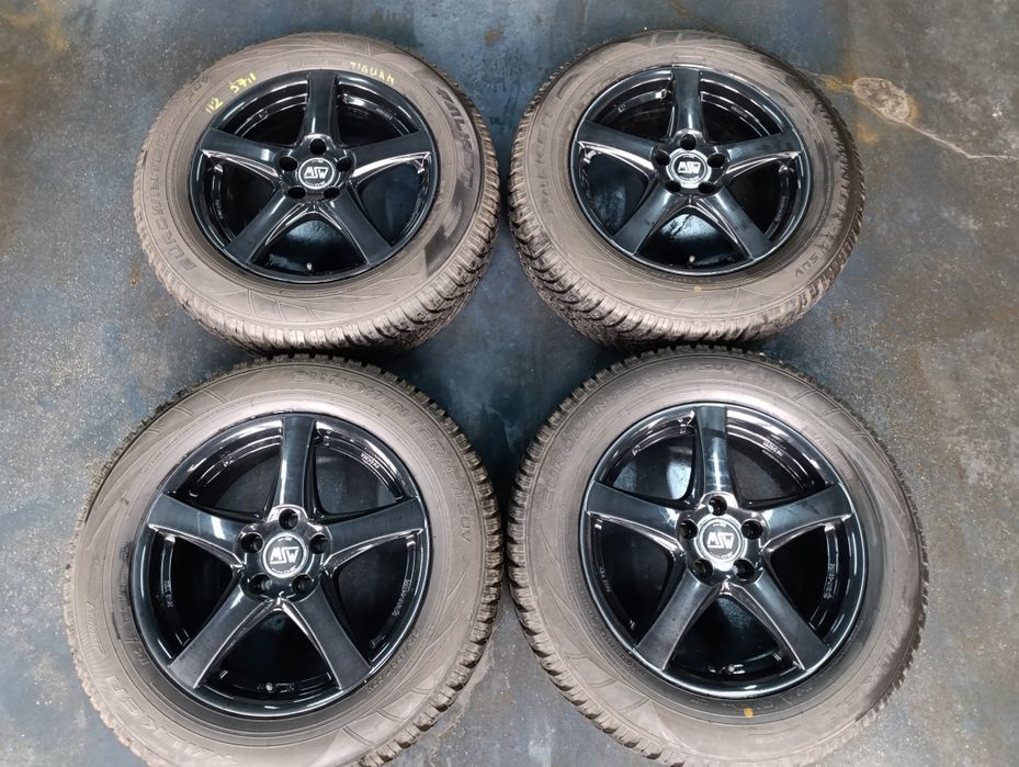 Jante aliaj 5 x 112 x 57,1 VW ,Skoda,Seat anv iarna 215 65 17 , 8mm