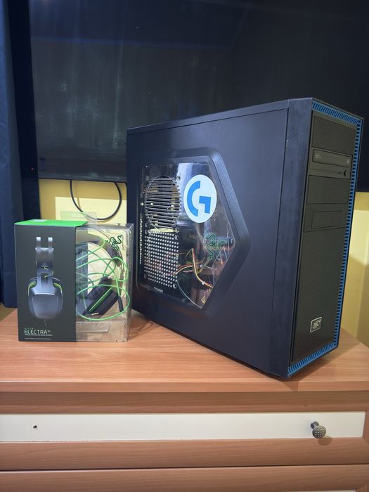 Геймърски компютър i5-4440 / R7 260X / 700W + Бонус части и слушалки Razer