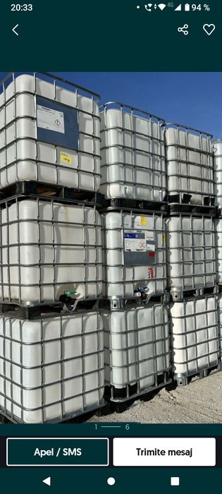 Butoaie butoi detașabil bazin cub