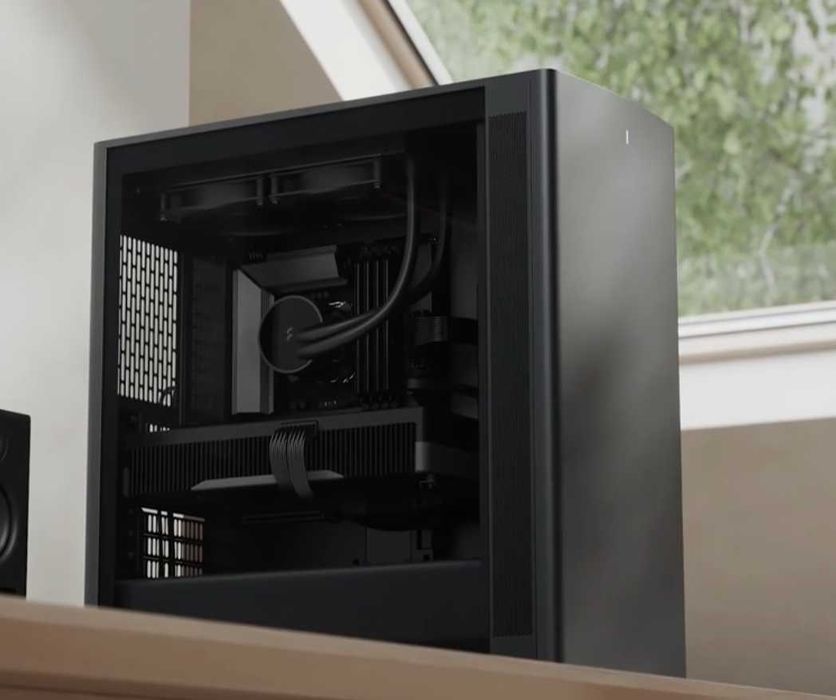 НОВИ ! Компютърна кутия Fractal Design Define One Light TG/BLACK SOLID