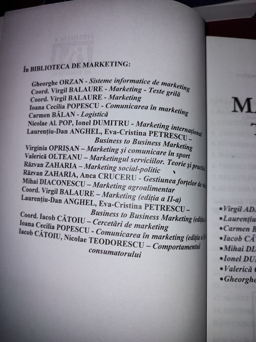 Marketing teste grilă, manual ASE nou.