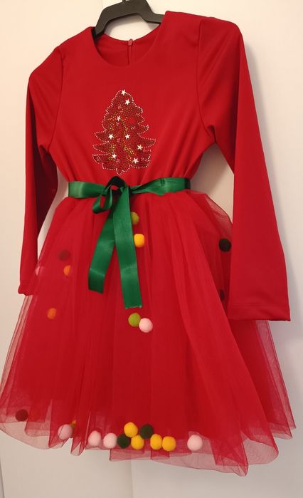 Нова коледна рокля, 128 размер